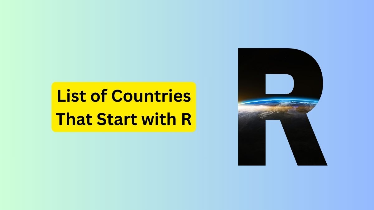 List of Countries that Start with R