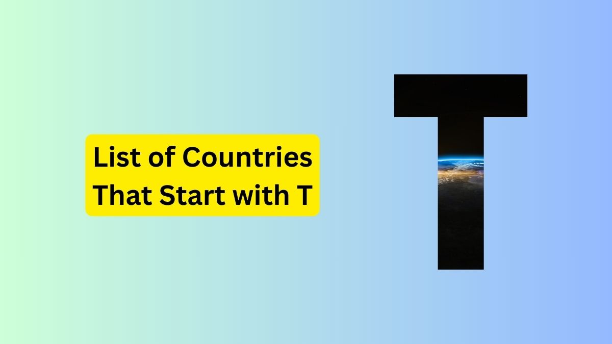 List of Countries that Start with T