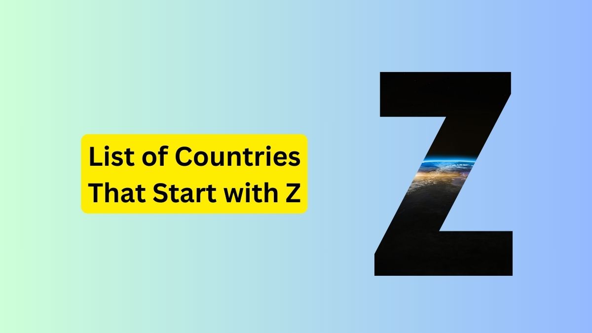 List of Countries that Start with Z